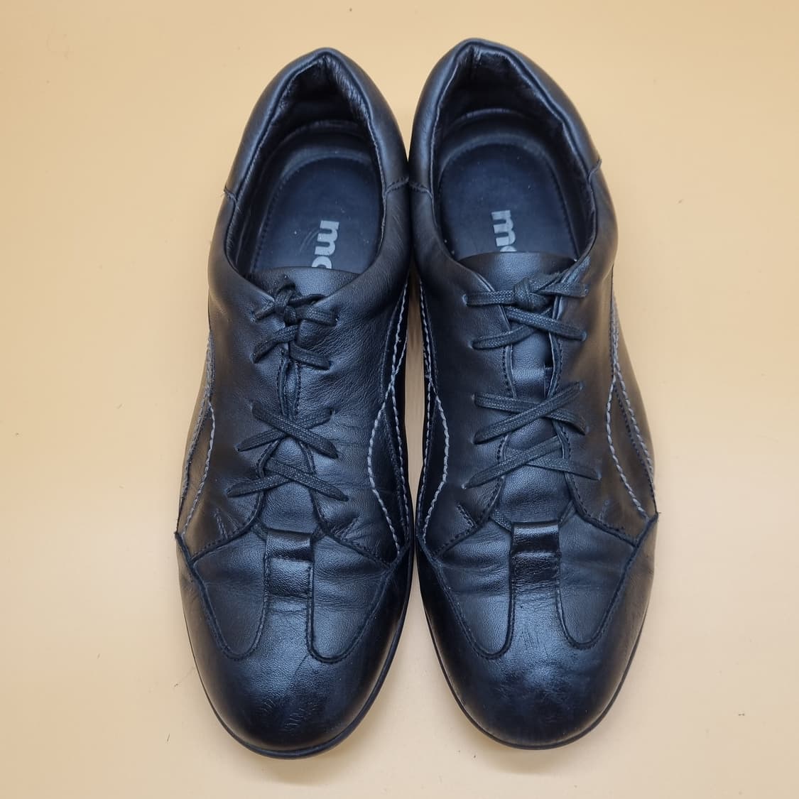 무크 남성가죽스니커즈 실사이즈270  상품이미지2