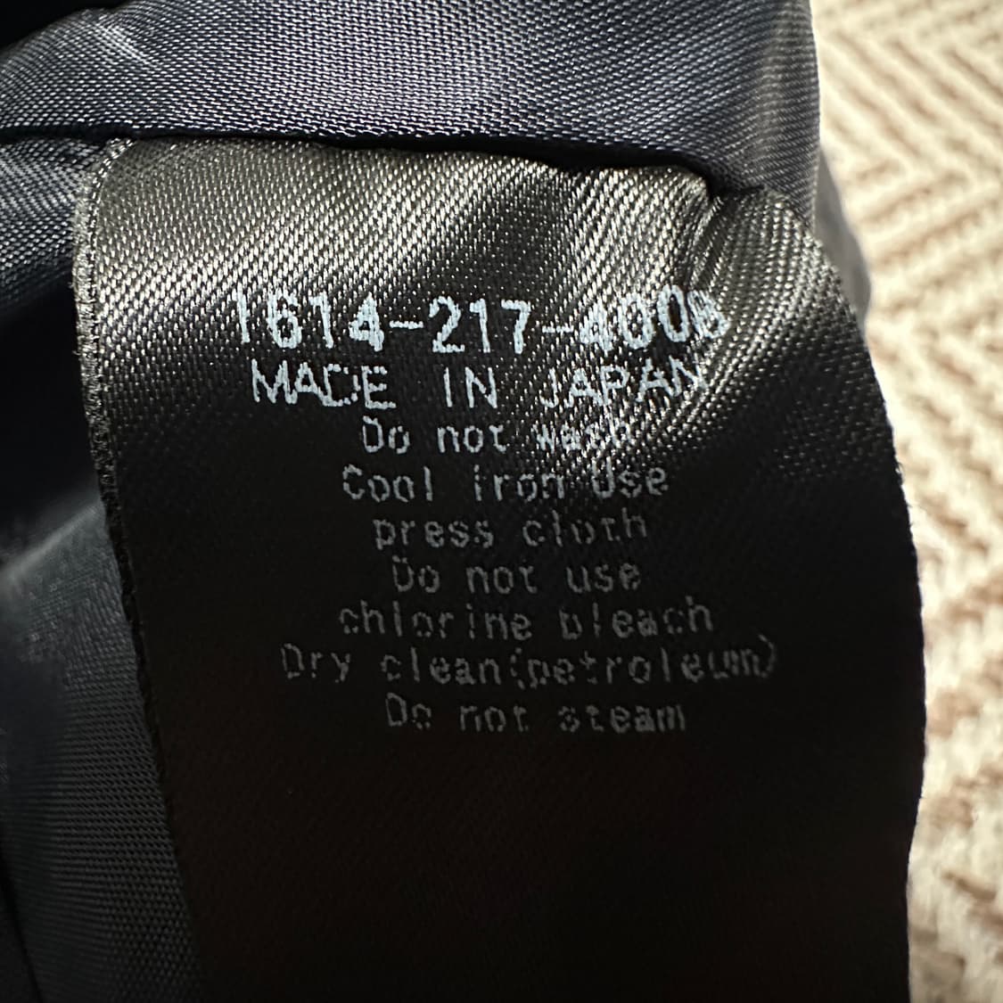 UNITED ARROWS japan wide slacks navy 상품이미지4