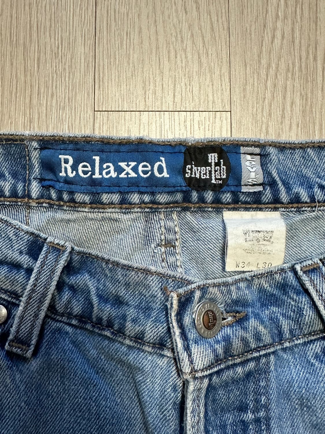 levi's silvertab 34x30 relaxed usa made  상품이미지2
