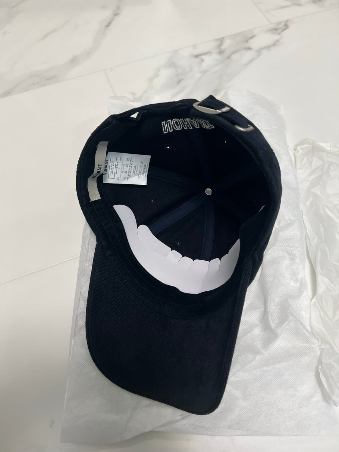 노잉 볼캡 네이비 상품이미지2