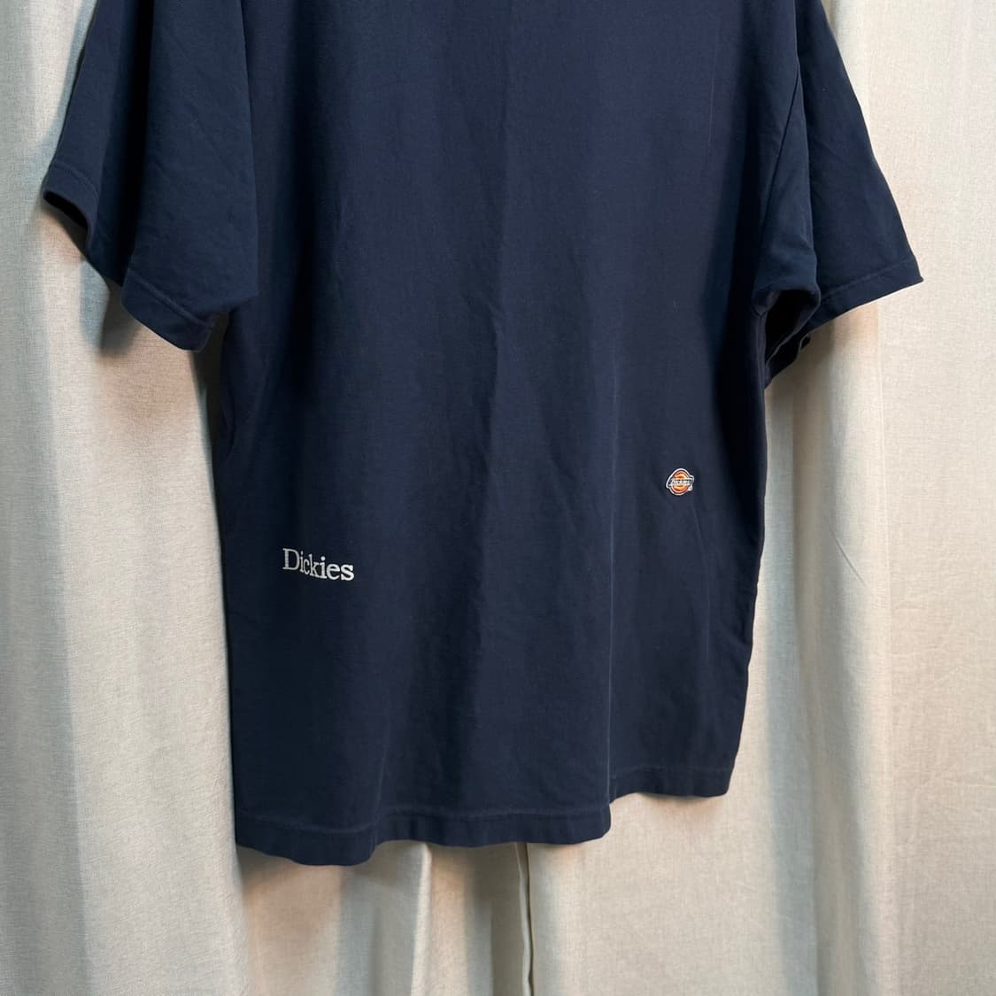 XL 디키즈(Dickies) 로고 패치 빈티지 반팔 티셔츠 상품이미지5