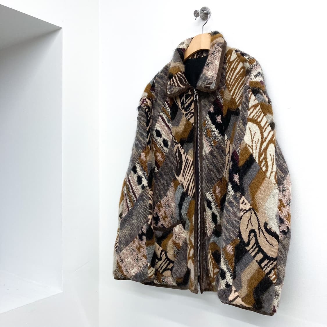 미쏘니 이태리 오리지널 리버시블 모헤어 퀼팅 자켓 상품이미지5