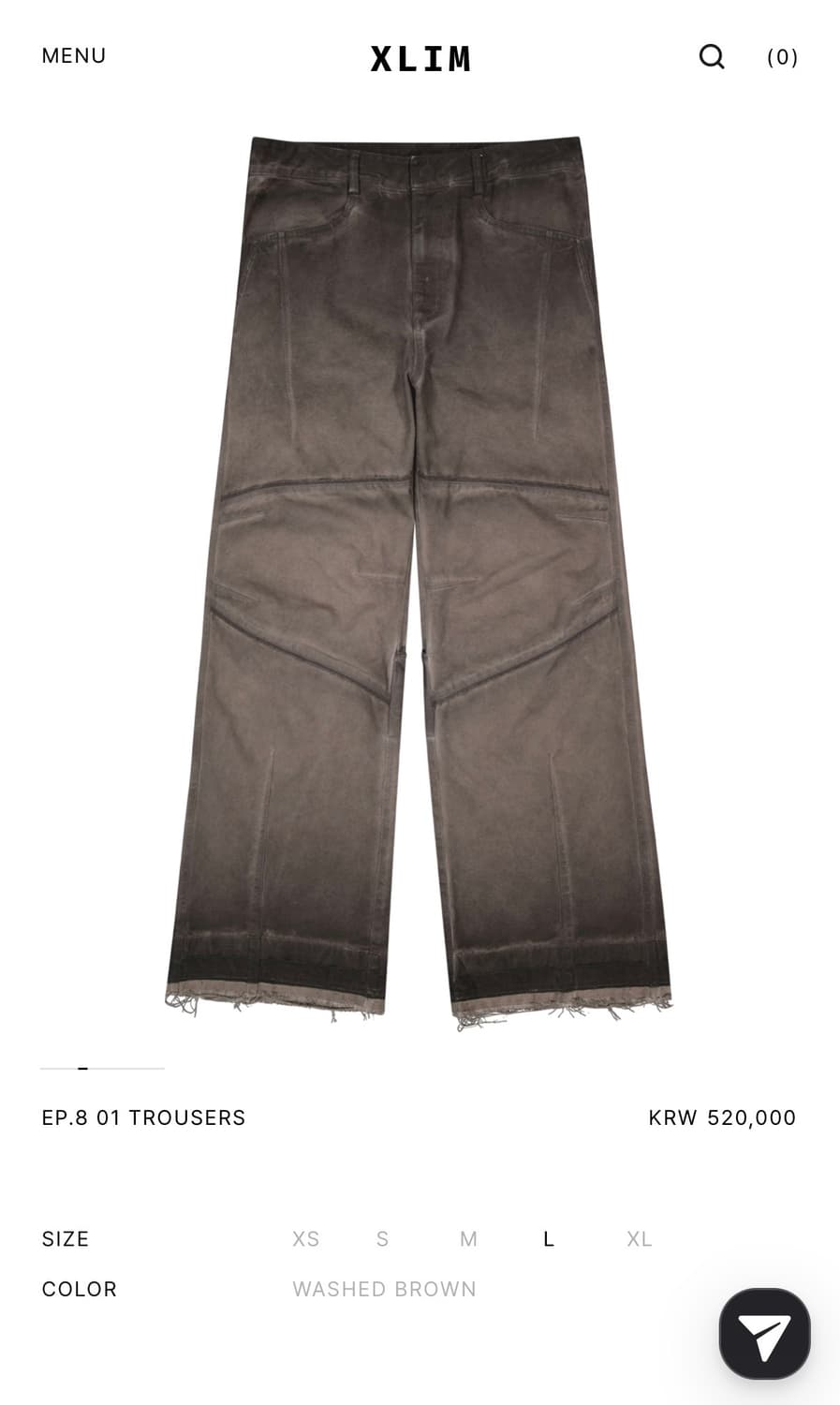 [구매] 엑슬림 ep.8 01 트라우저 상품이미지1