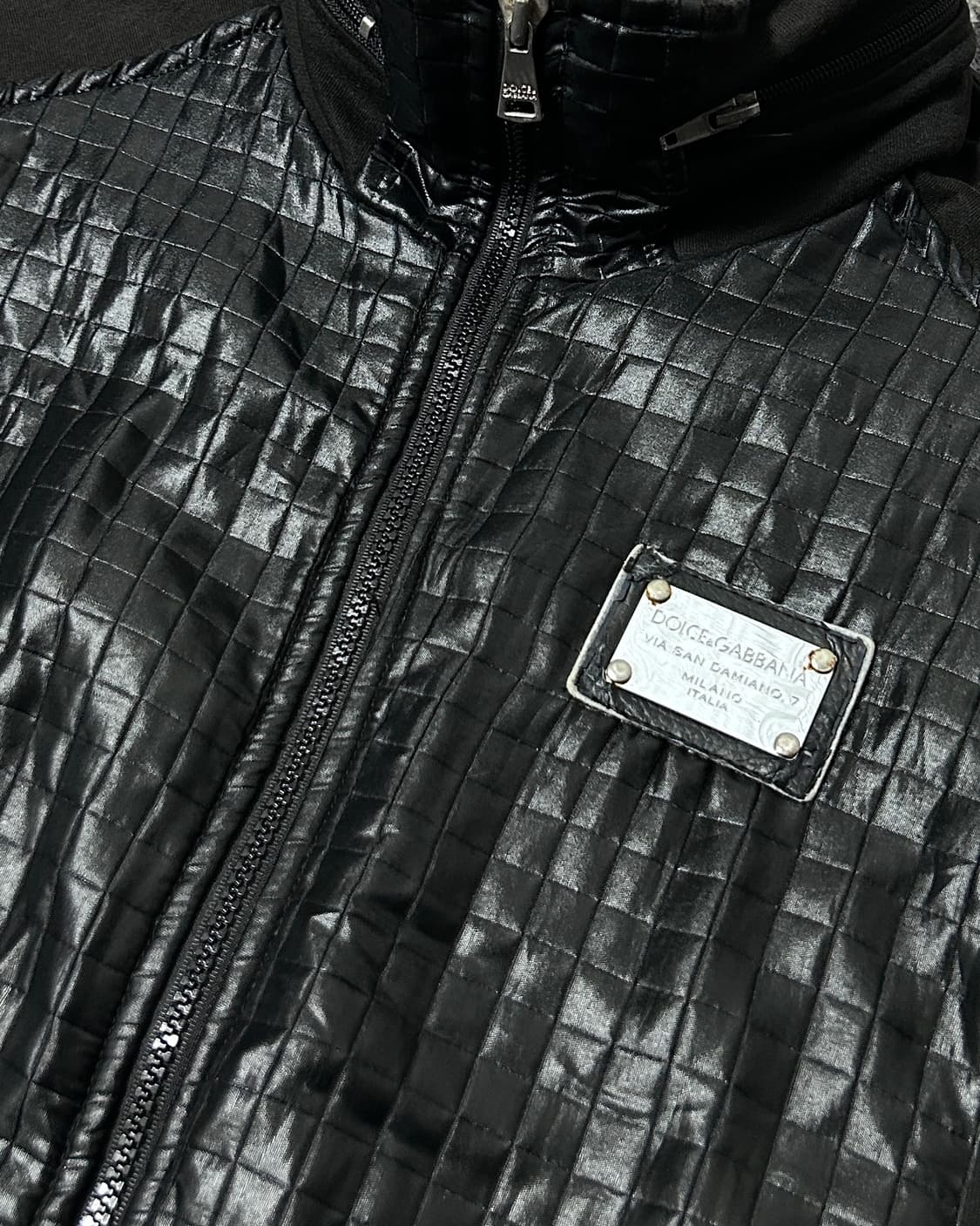 돌체앤가바나 레더 터치 하이브리드 집업 상품이미지6