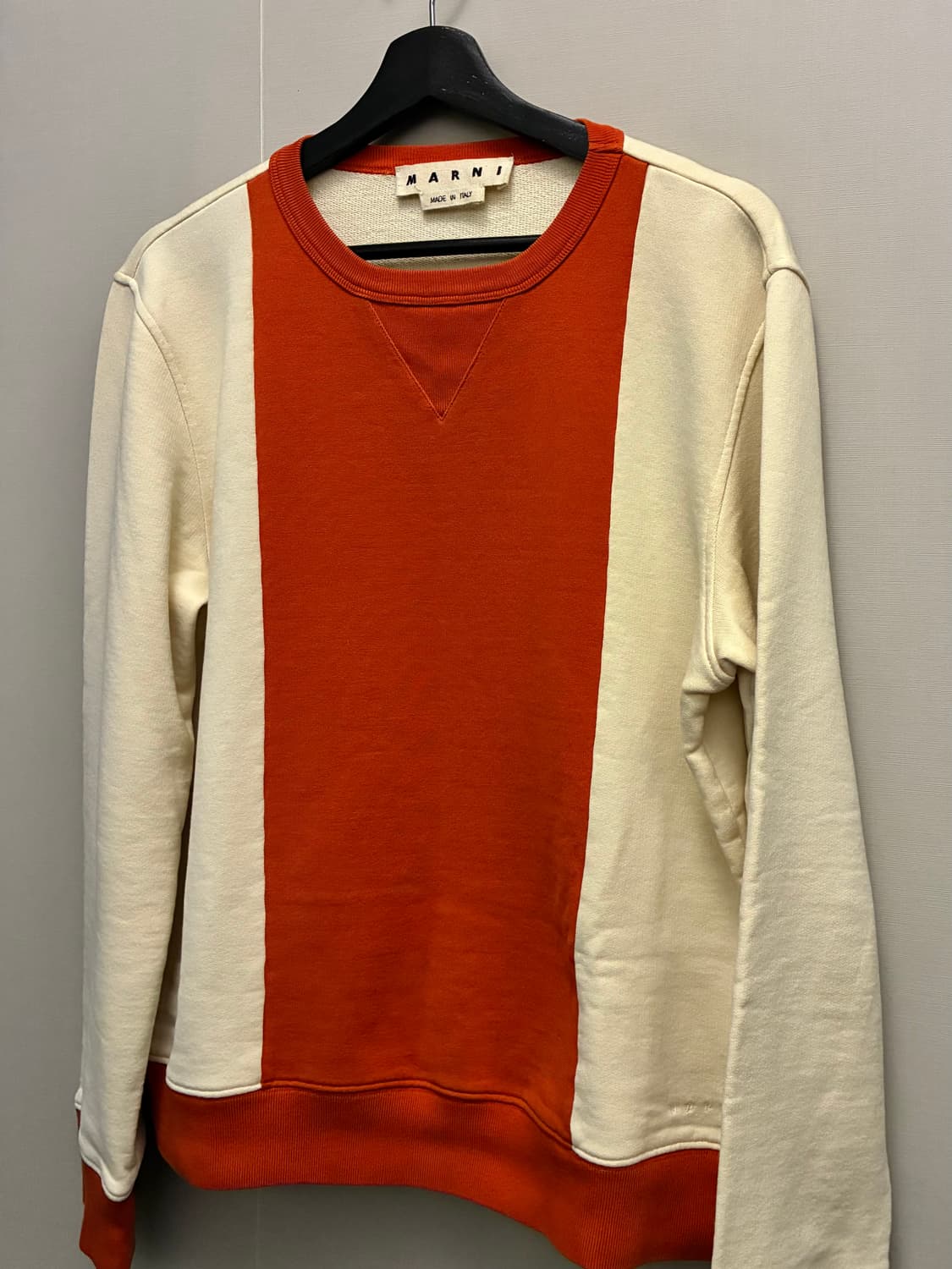 (48/M)MARNI 마르니 코튼 오렌지 이태리 스웻셔츠 맨투맨  상품이미지3
