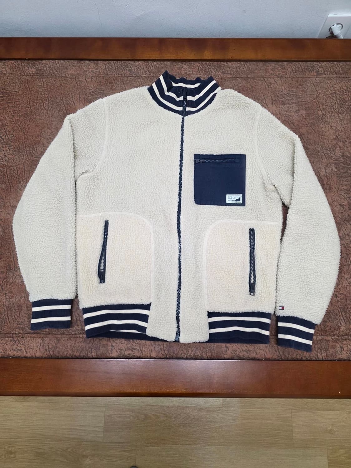 타미힐피거 리버시블 양면 후리스 자켓 S 상품이미지1