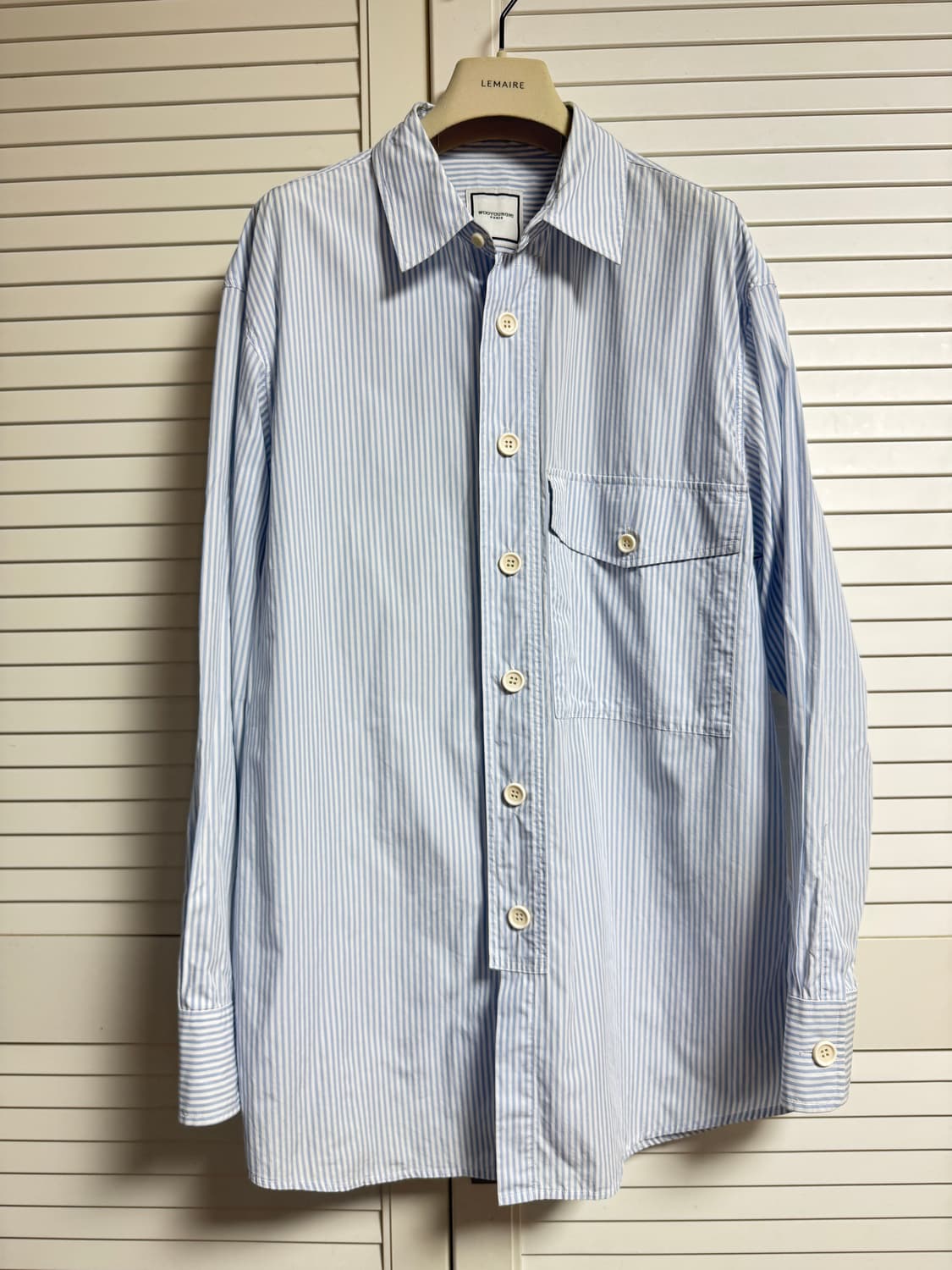 우영미 스트라이프 셔츠 48 상품이미지1