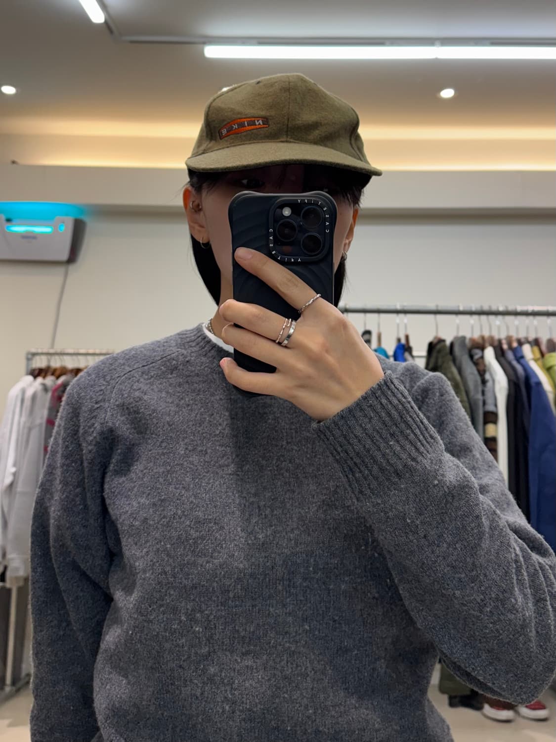 00s 나이키 올드스쿨 엠블럼 울 캡 상품이미지5