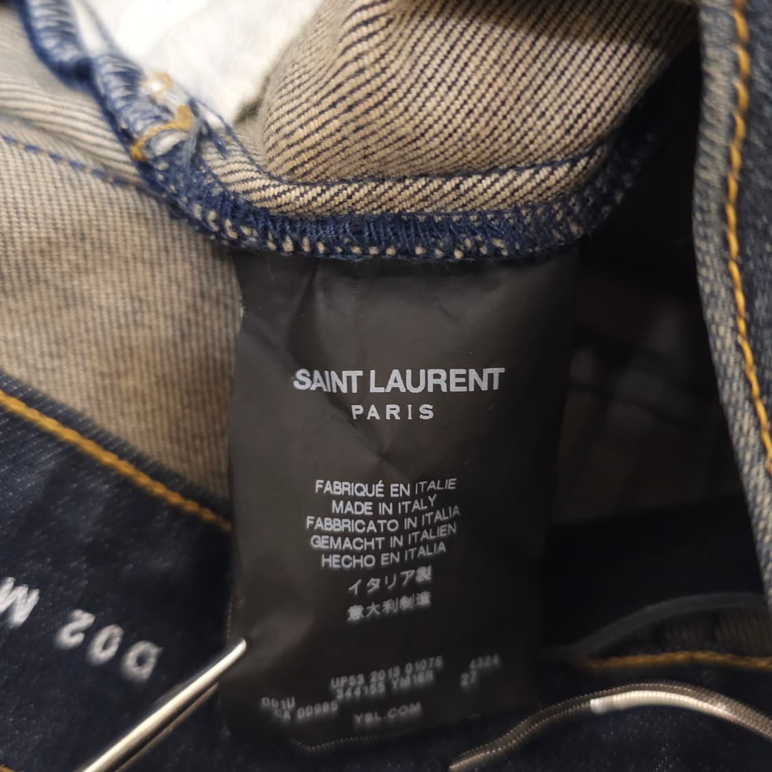 생로랑 에디슬리먼 딥블루 데님 상품이미지5