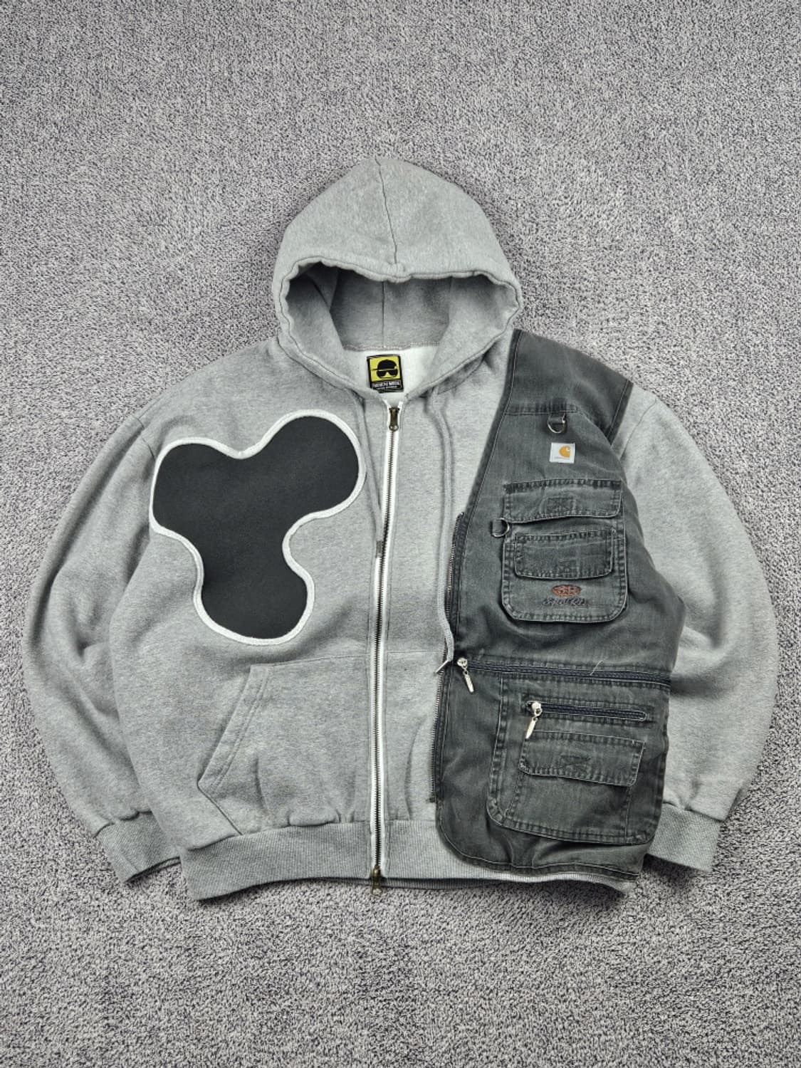 칼하트 포켓 베스트 아플리케 커스텀 후드집업 (상세설명참조) /10098 상품이미지1