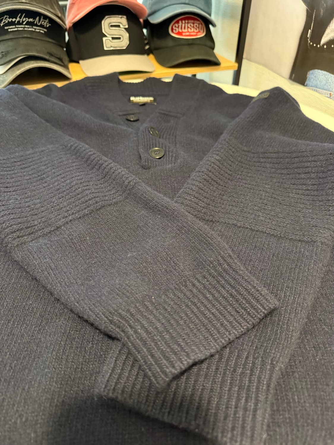 바버 올터네이터 울 니트 XL 상품이미지2