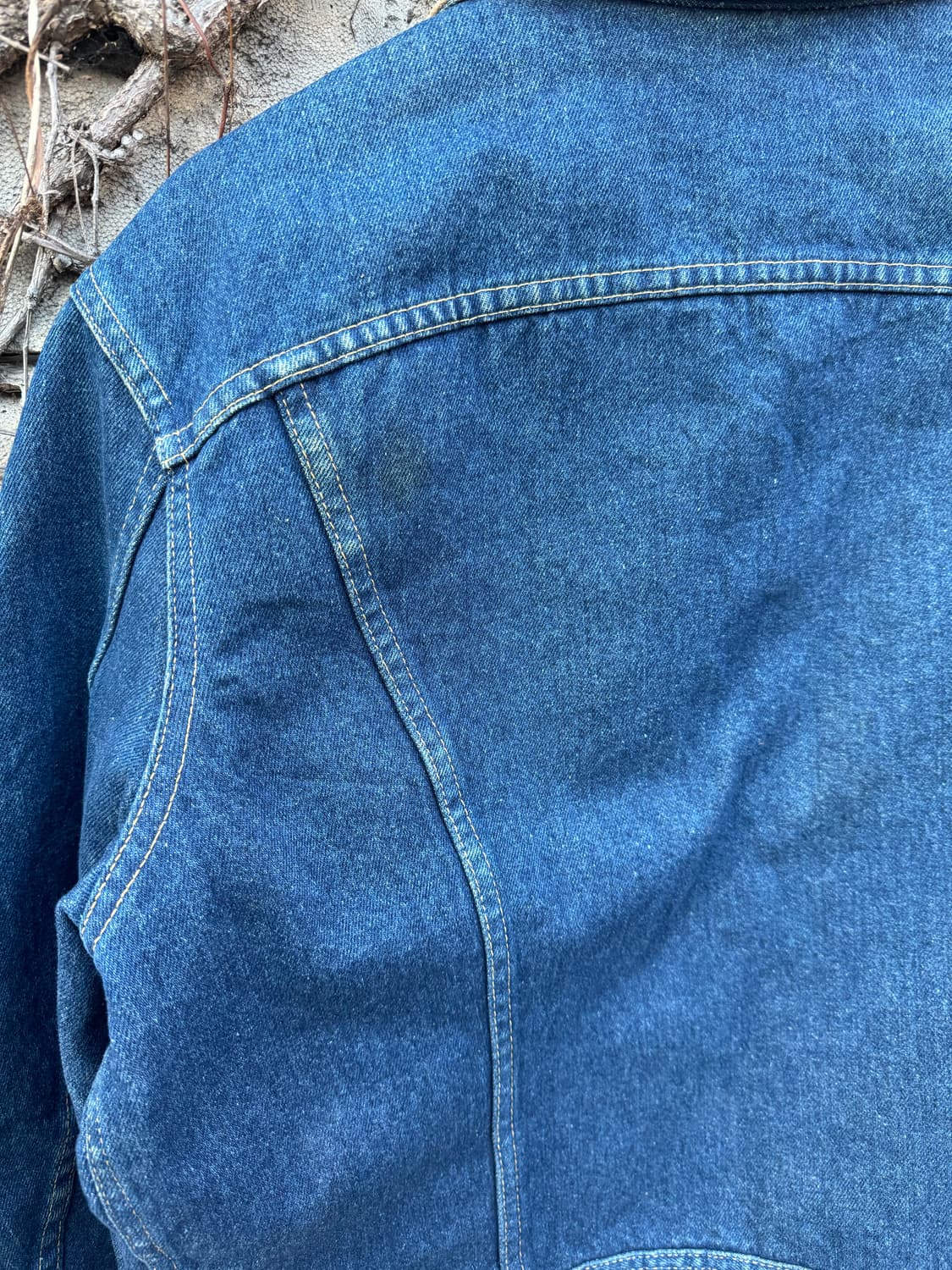 70~80s lee 빈티지 스톰라이더 블랭킷 안감 데님 트러커 자켓 상품이미지8