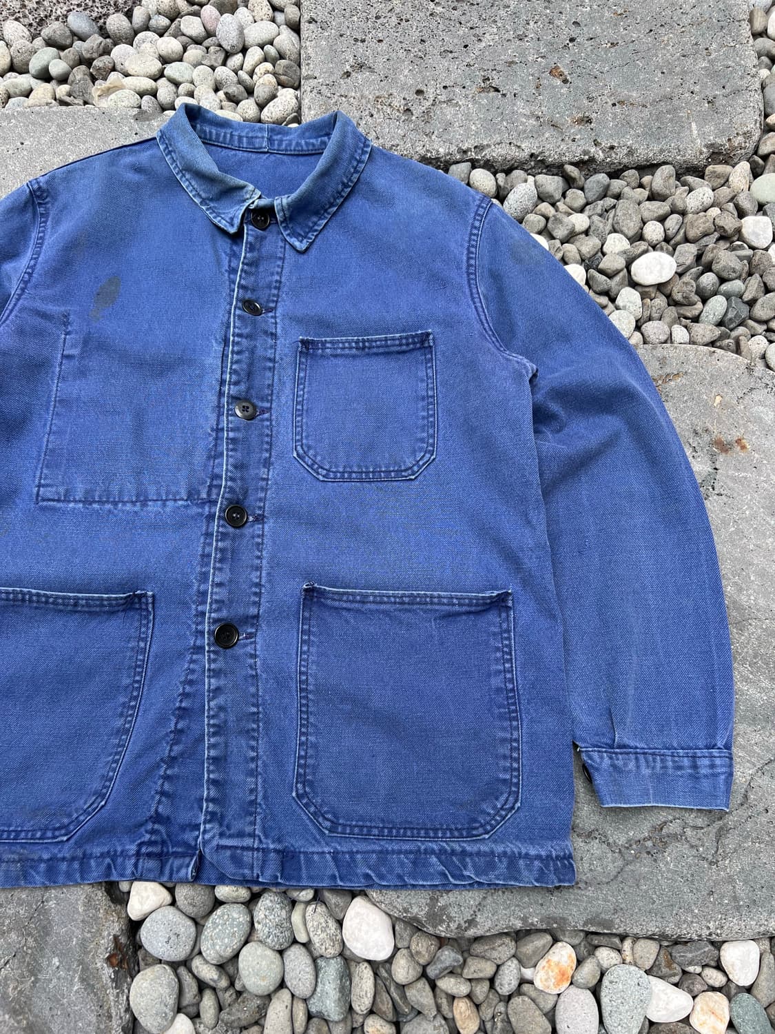 OLD VINTAGE WASHING BLUE 빈티지 프렌치워크자켓 상품이미지6