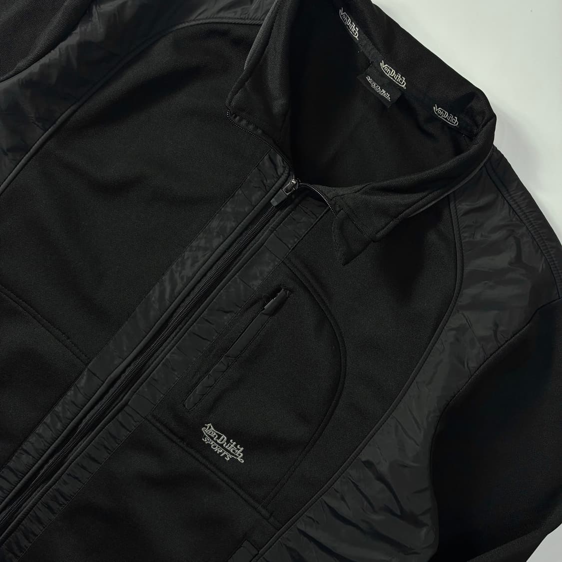 Von dutch  본더치 00,s 미니멀 블랙 나일론 블럭 져지 상품이미지3