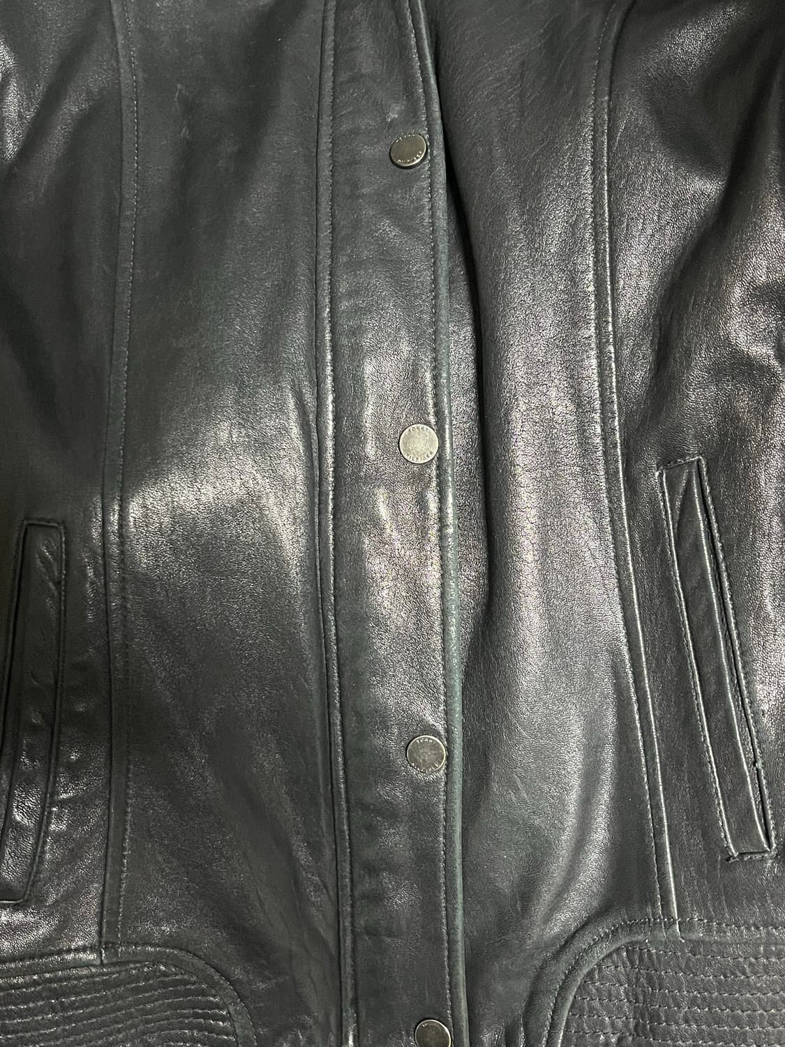 타미힐피거 리얼레더 자켓 L 상품이미지5