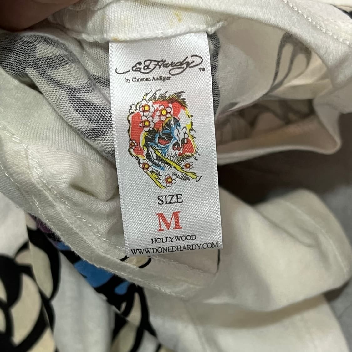  에드 하디 큐빅 프린팅 반팔티 y15989 상품이미지8