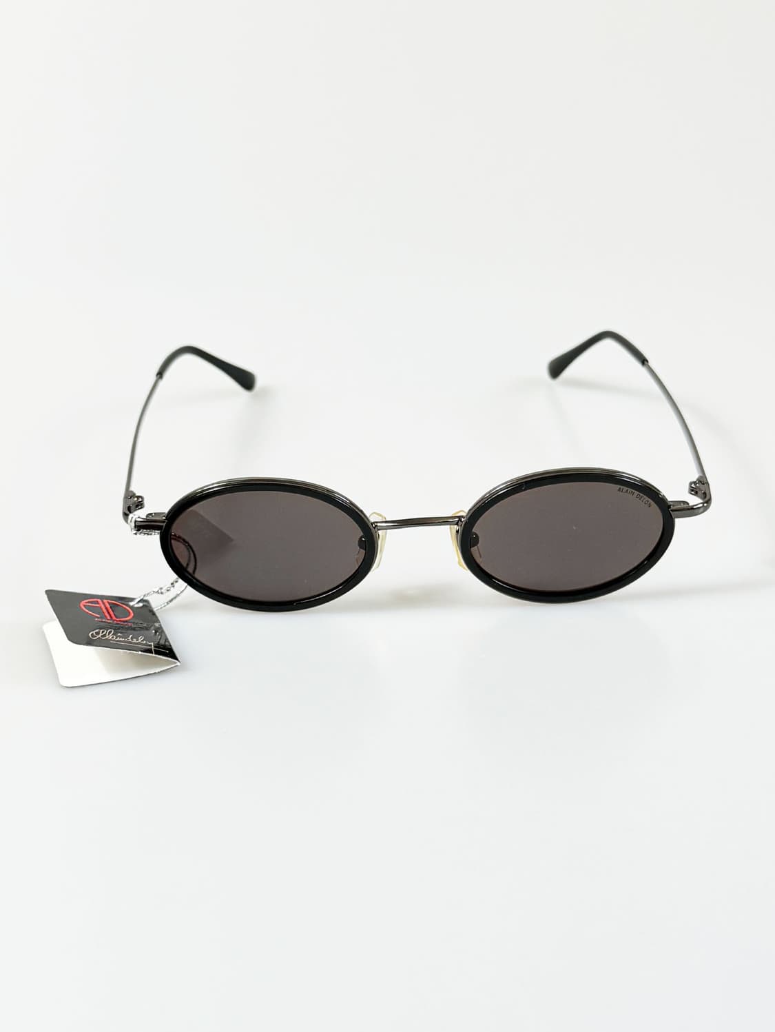 ALAIN DELON 알랭들롱 블랙 오벌 프레임 빈티지 선글라스 상품이미지2