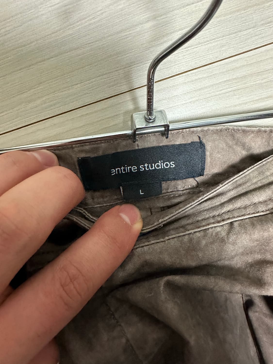 엔타이어스튜디오 고카 팬츠 브라운 L 상품이미지4