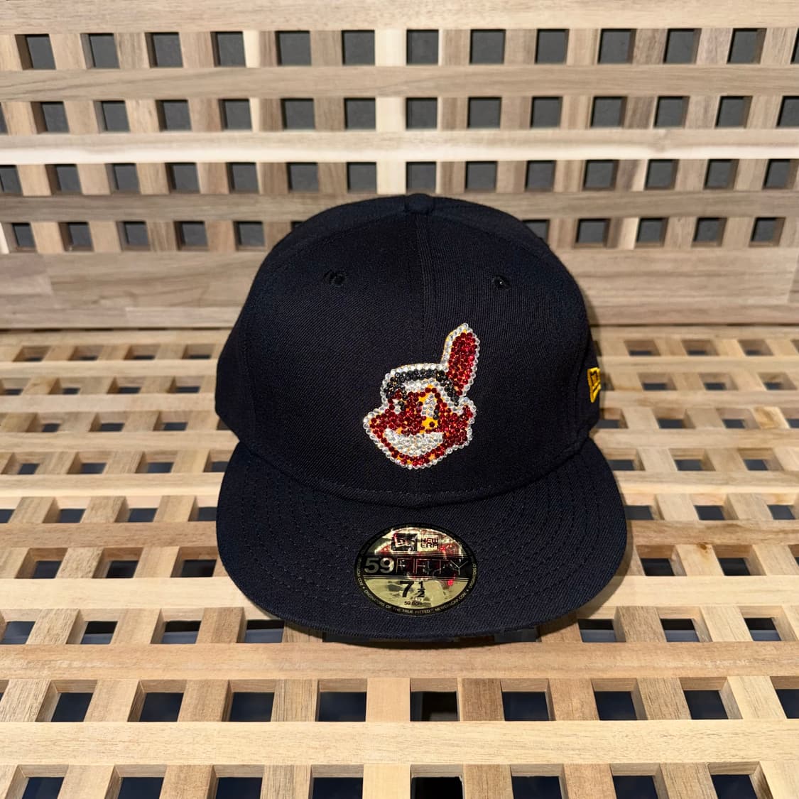 뉴에라 59fifty 클리브랜드 인디언스 큐빅 스터드 캡   상품이미지1