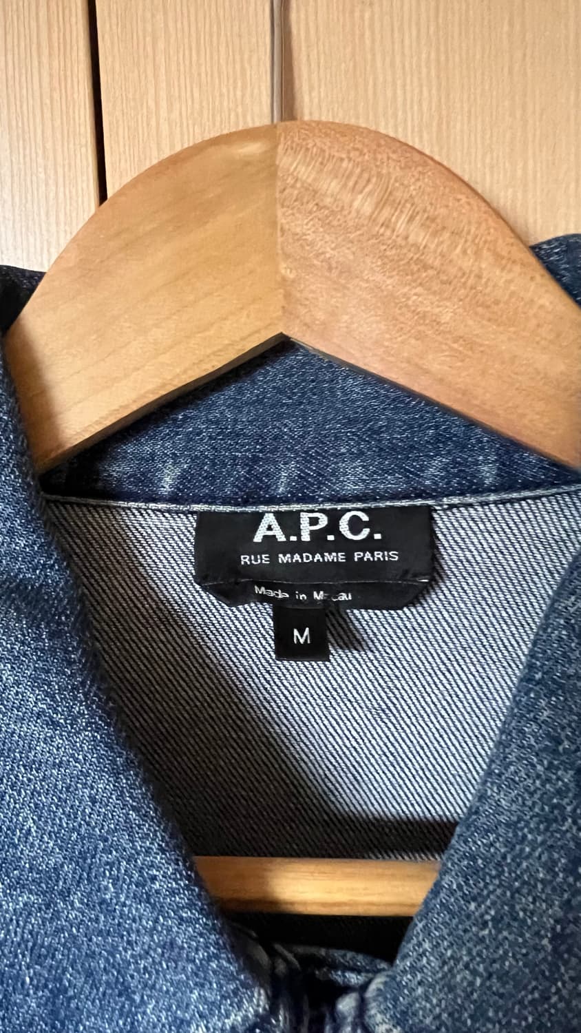 [M]아페쎄 apc 데님 자켓 워크블루 상품이미지4