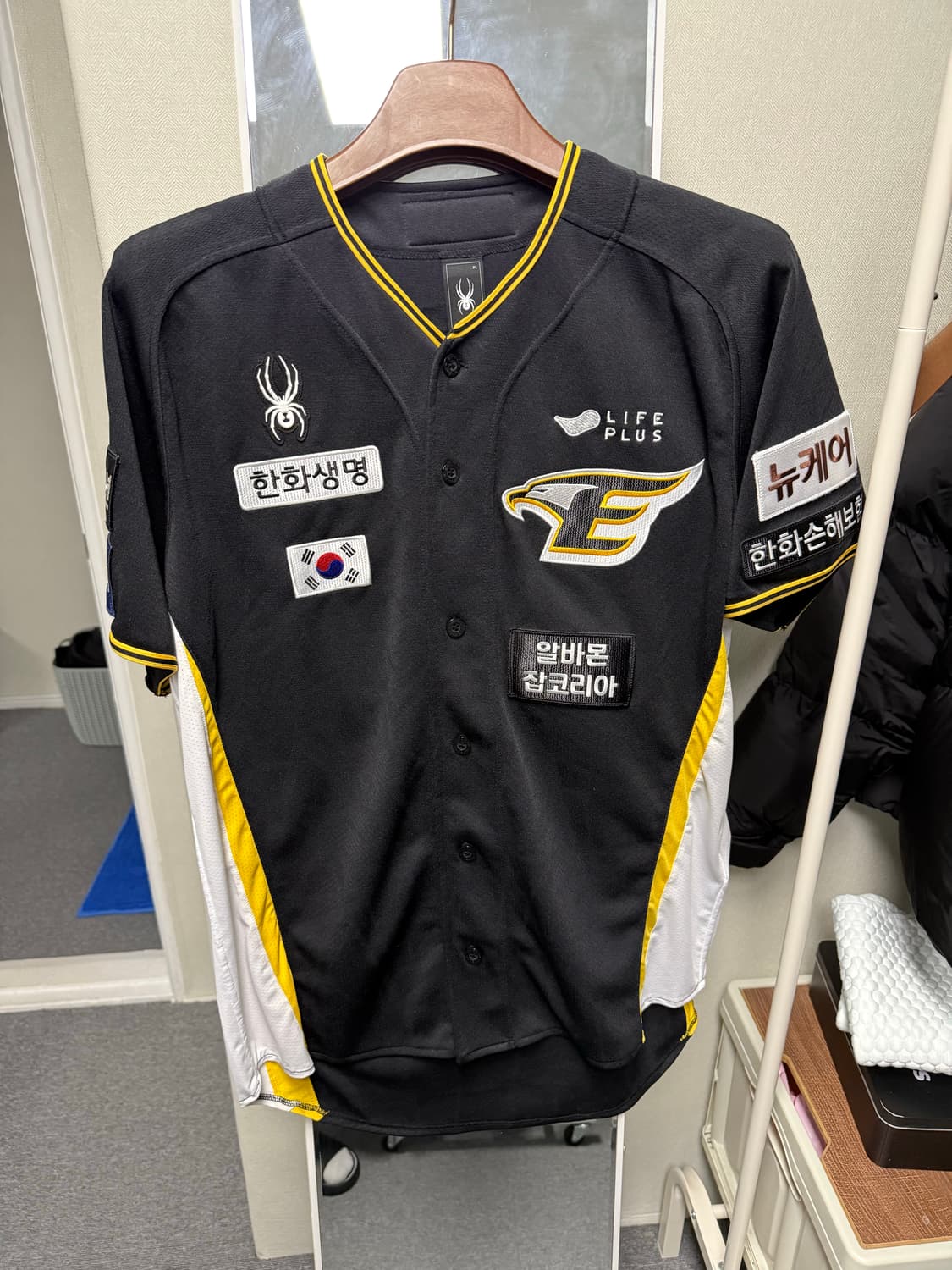 한화이글스 밀리터리 어센틱 유니폼XL 류현진마킹 상품이미지1