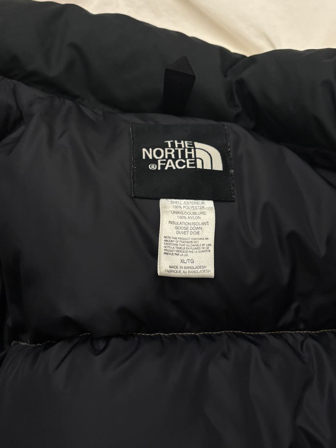 노스페이스 베이지 600 눕시 패딩 자켓 XL 상품이미지4