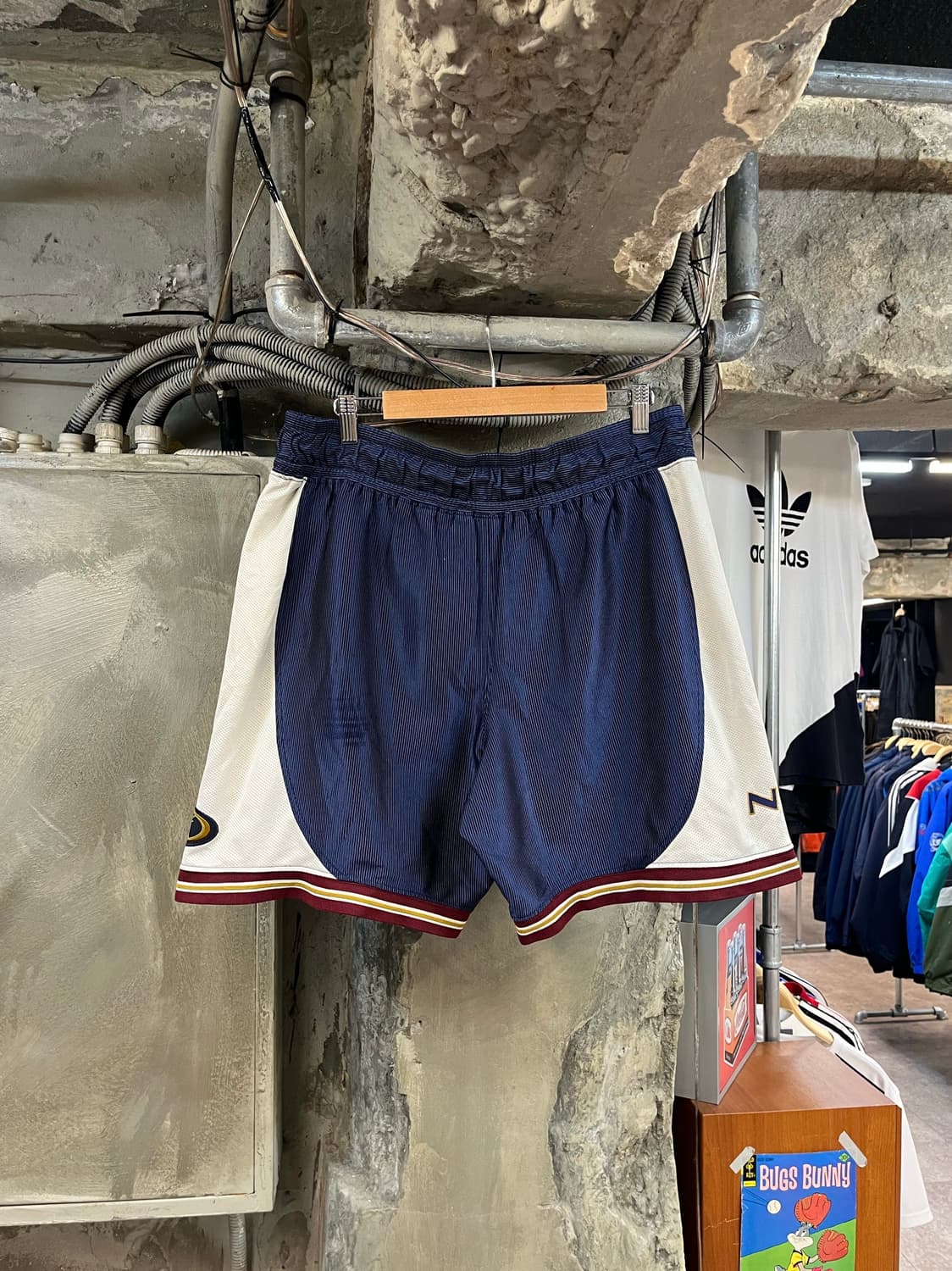 나이키 배색 농구 하프 팬츠 네이비 L #csz2890  상품이미지2