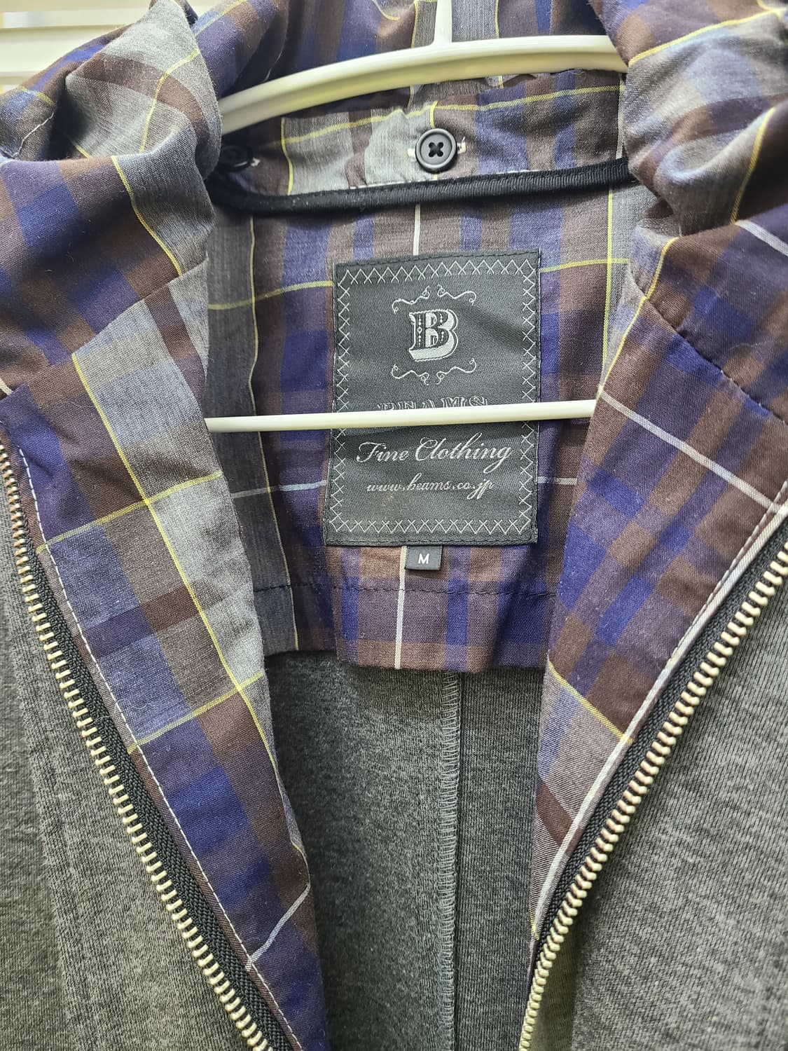 빔즈 후드 코튼 블레이저 자켓 상품이미지3