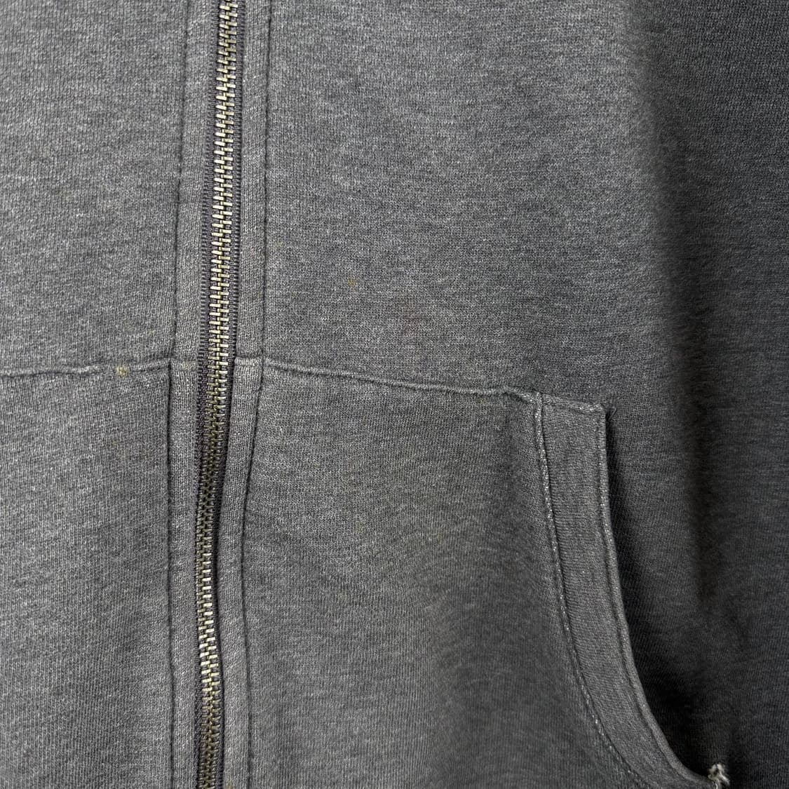 (100) 폴햄 올드스쿨 후드집업 차콜 상품이미지4