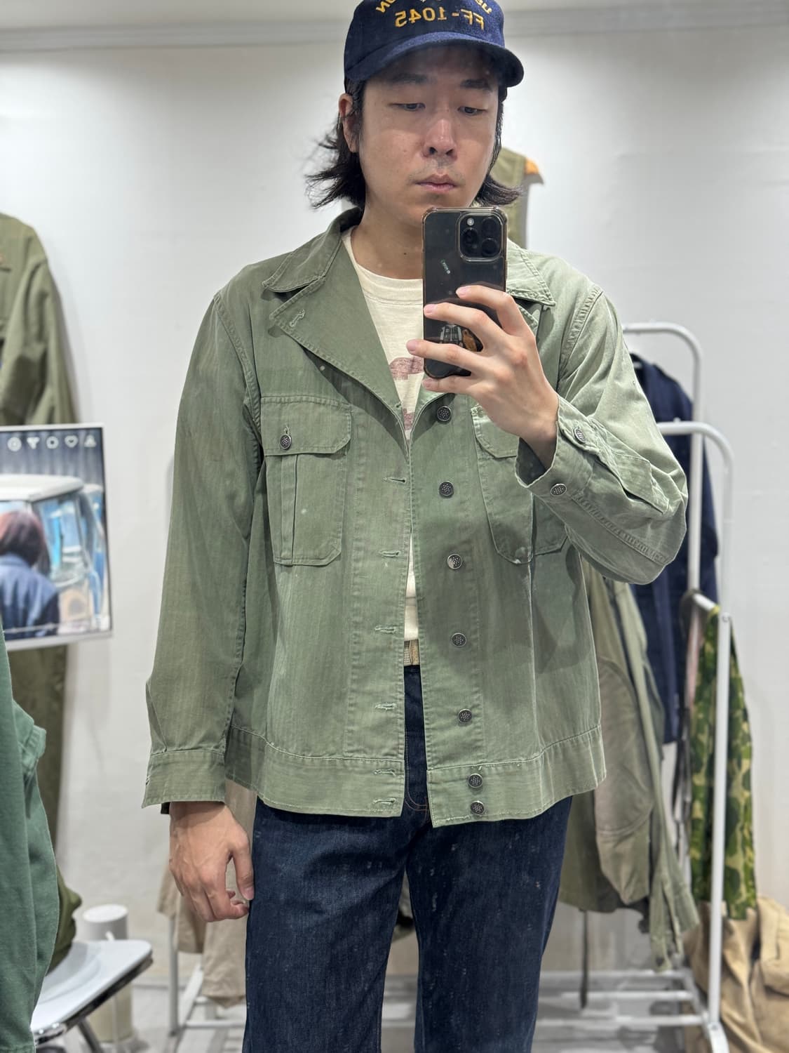 [완전 레어] 40s 미군 1st m41 HBT 자켓 (42R?) 상품이미지10