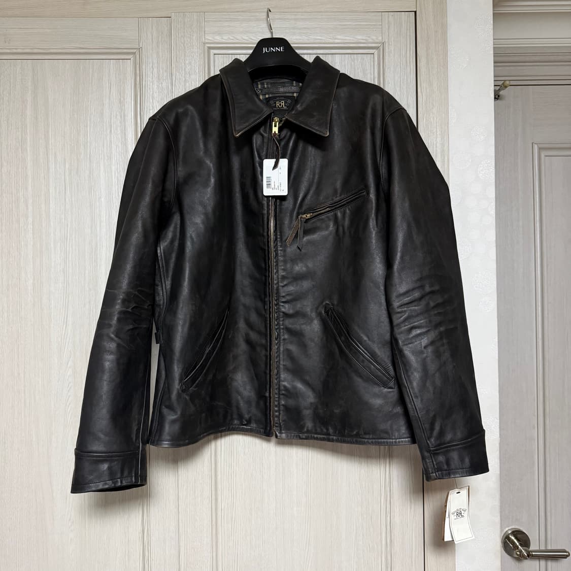 [XL] RRL 뉴스보이 레더 자켓 상품이미지1