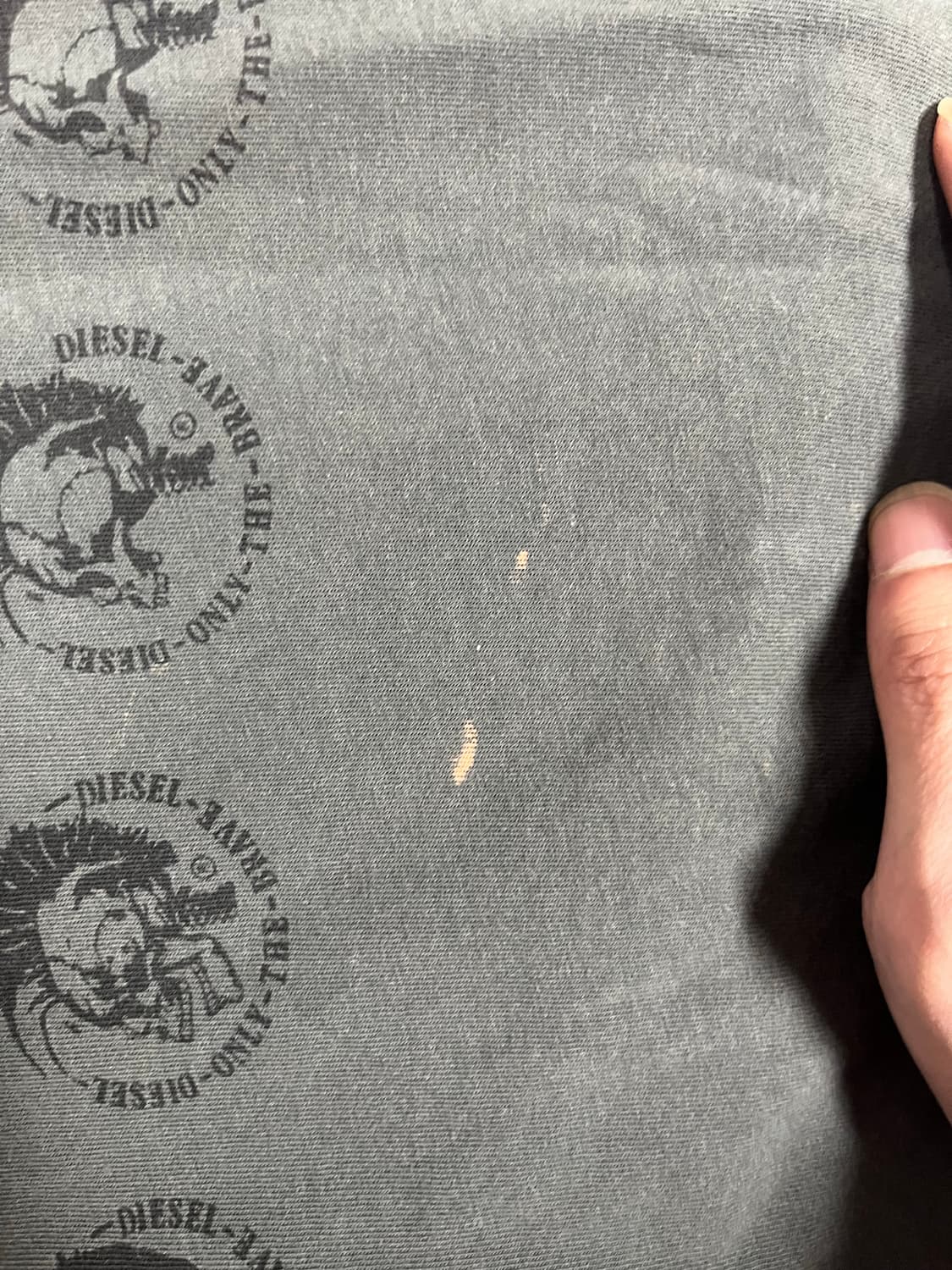 디젤 빈티지 프린팅 티셔츠 s 상품이미지5