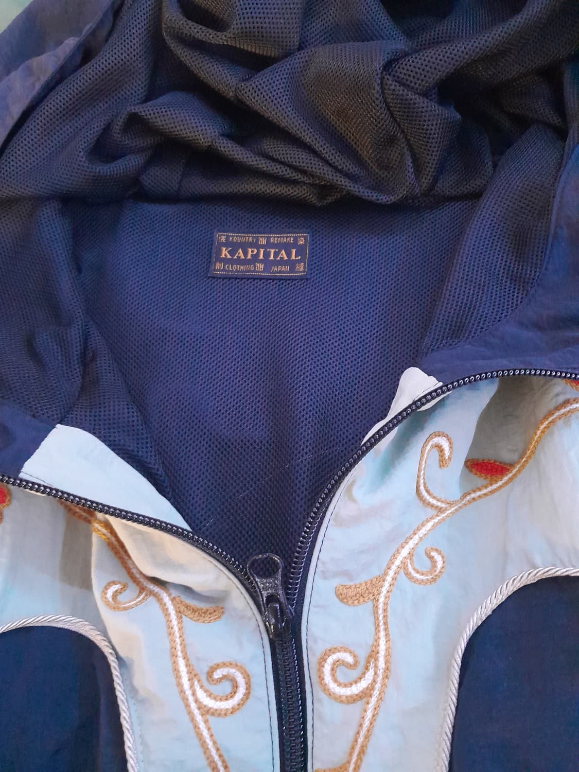 캐피탈 나일론 캑터스 플라워 파카 집업 상품이미지4