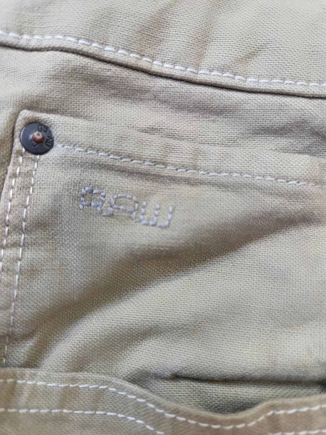 G-STAR RAW 베이지 슬림 면바지 (W34/L32) 상품이미지4