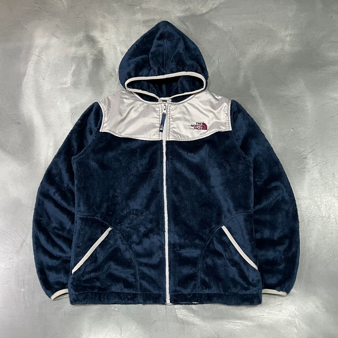  노스페이스 배색 테디 후드집업 y15088 상품이미지1