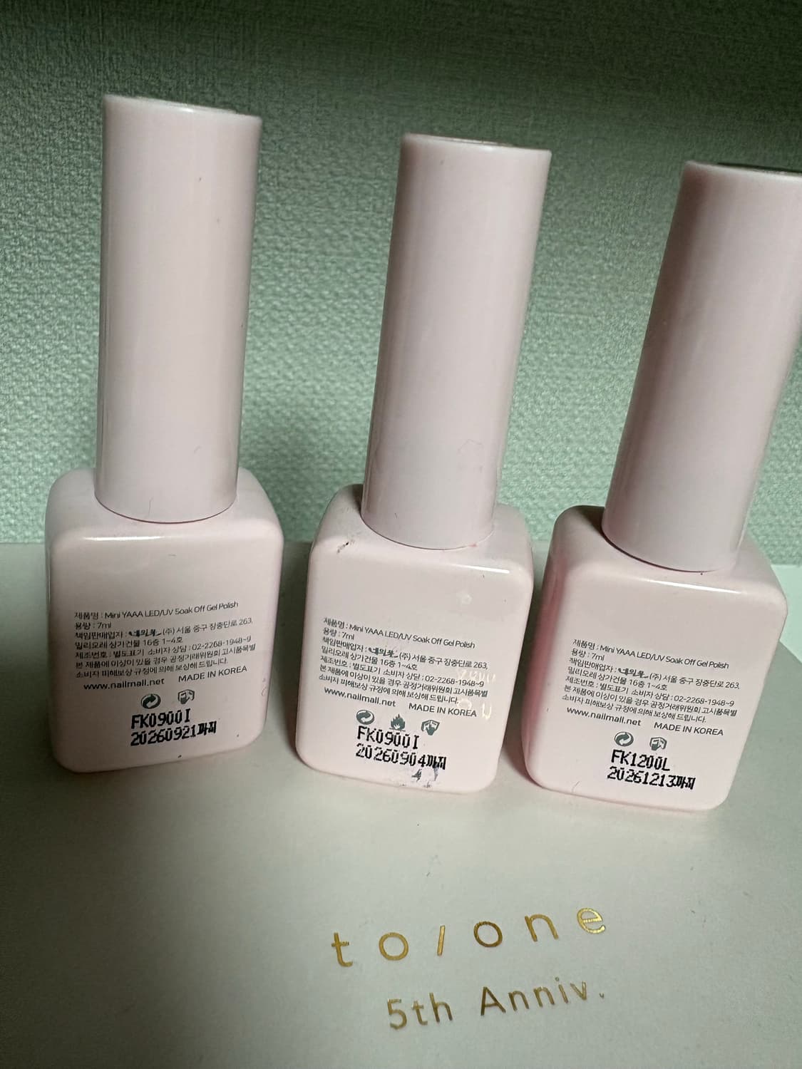 To/one 5주년 기념 미니 네일 세트 상품이미지7