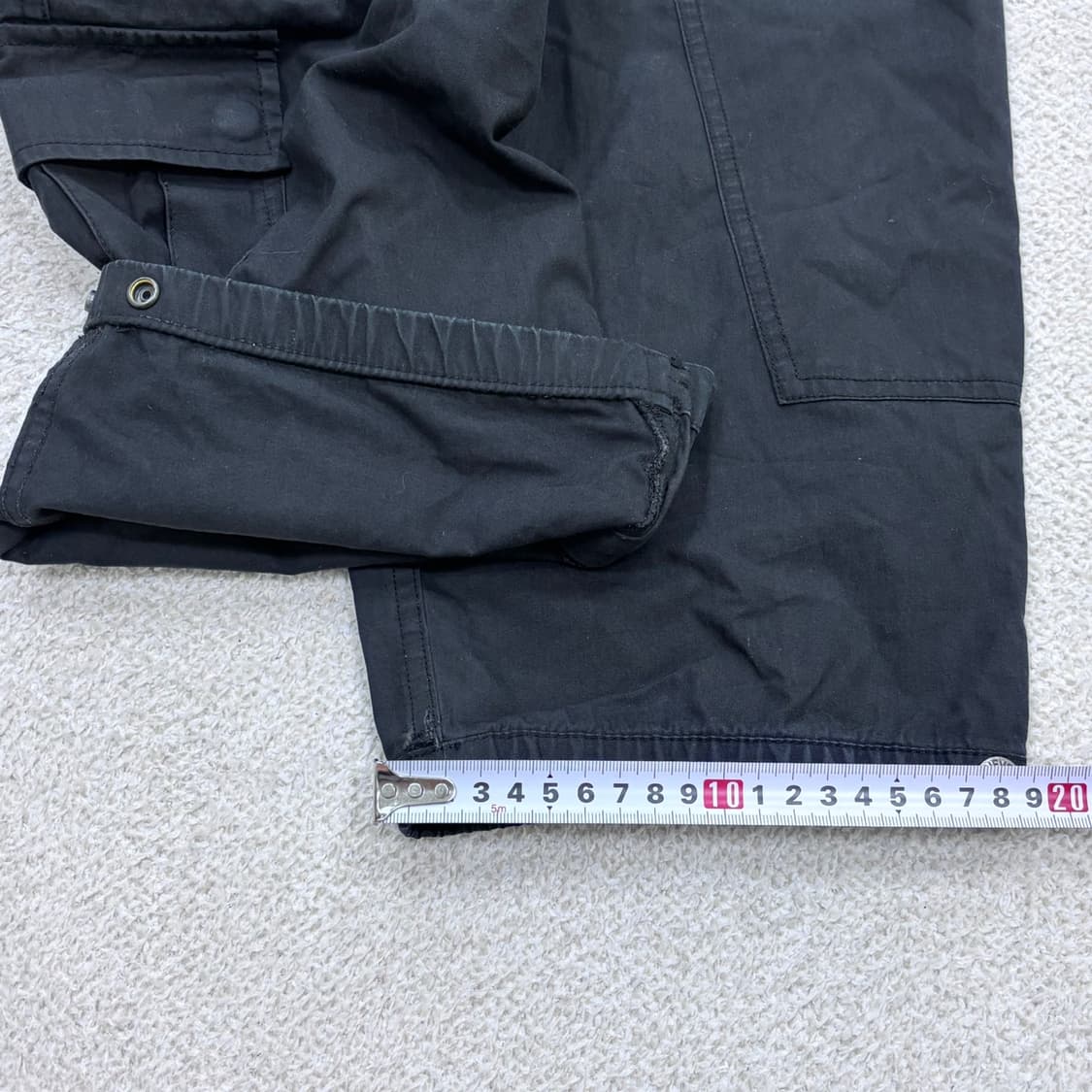 M 디스이즈네버댓 블랙 카고 팬츠 0403E 상품이미지8