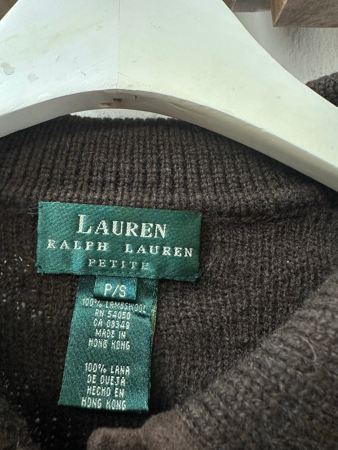 LAUREN RALPH LAUREN 랄프로렌 램스울 퀼팅 니트 자켓  상품이미지2