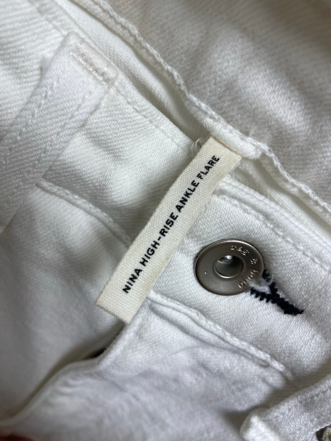 rag & bone 니나 하이라이즈 앵클 플레어 진 (미착용) 상품이미지6