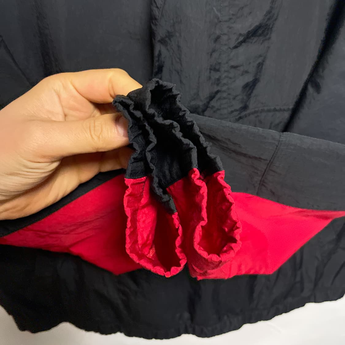 나이키 조던 점프맨 블랙/레드 나일론 아노락 후드 상품이미지7