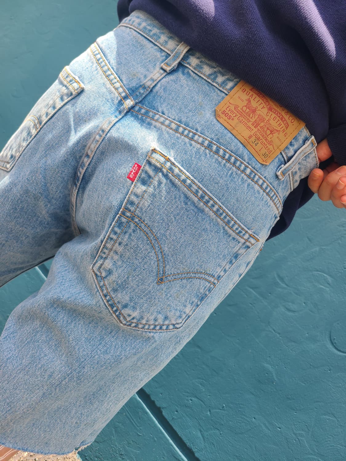 Levi's 505 데님 쇼츠 상품이미지3