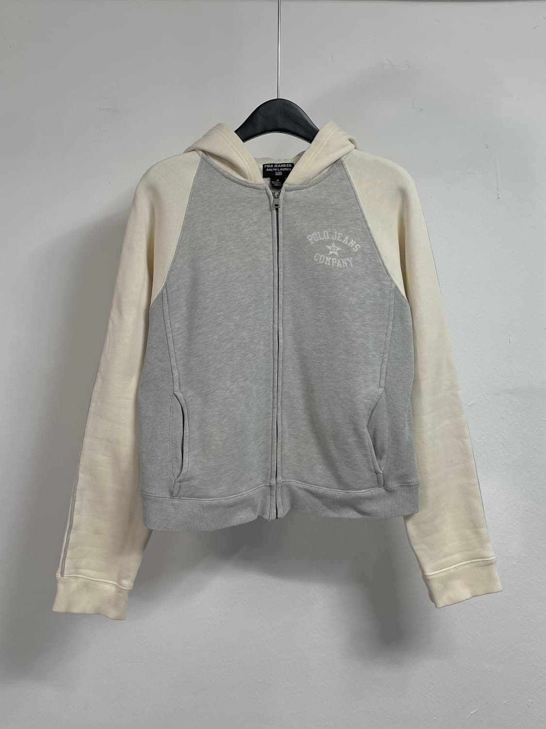 폴로 진스 슬림핏 우먼스 헤비스웻 후드집업 (on.21) 상품이미지1