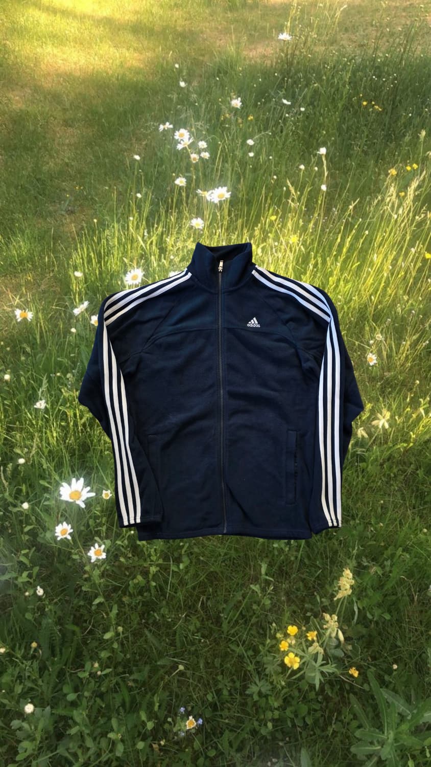 아디다스 네이비
 후리스 집업 M 상품이미지1