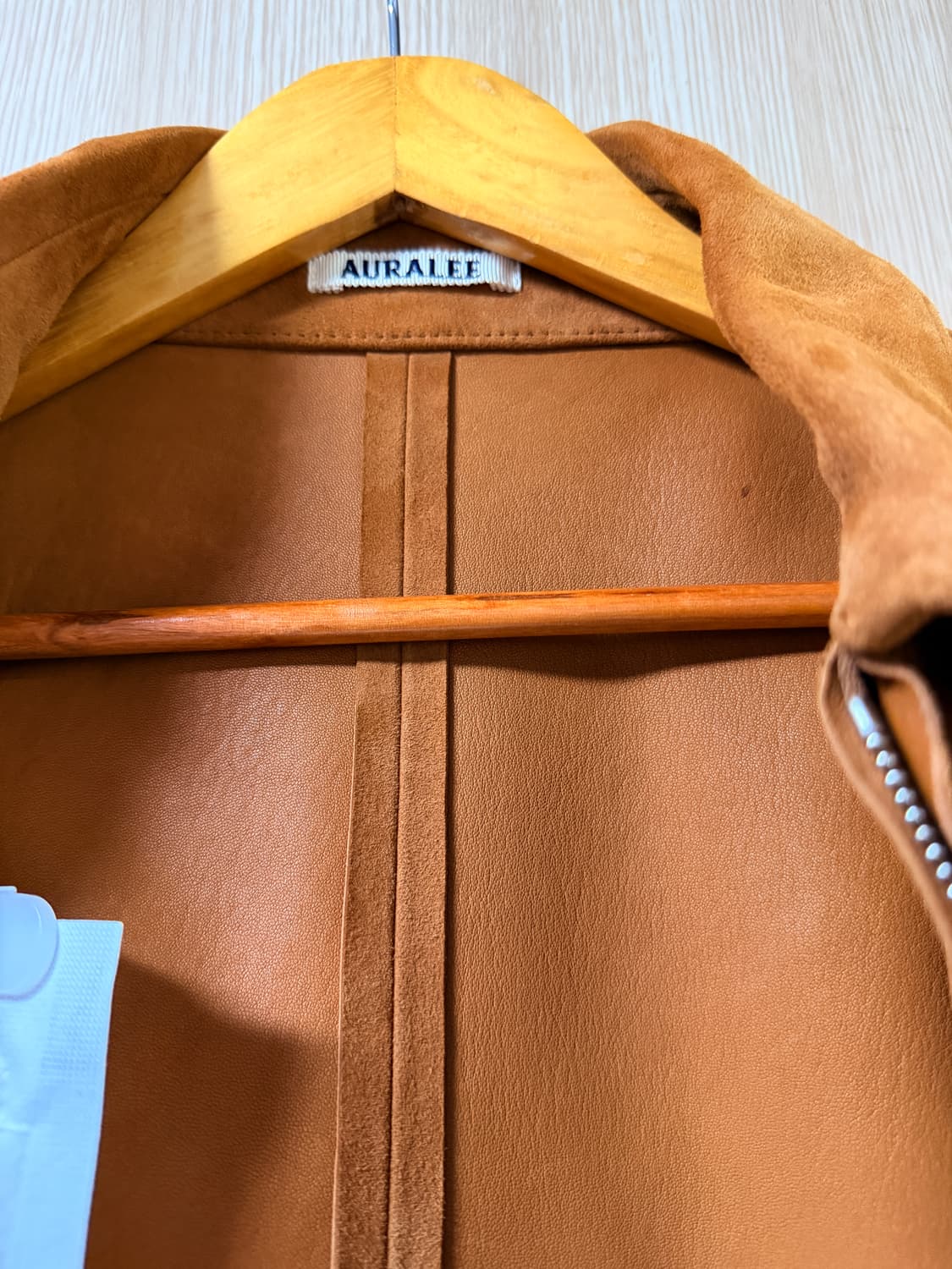 [AURALEE] 25SS LAMB LAETHER JACKET 상품이미지6
