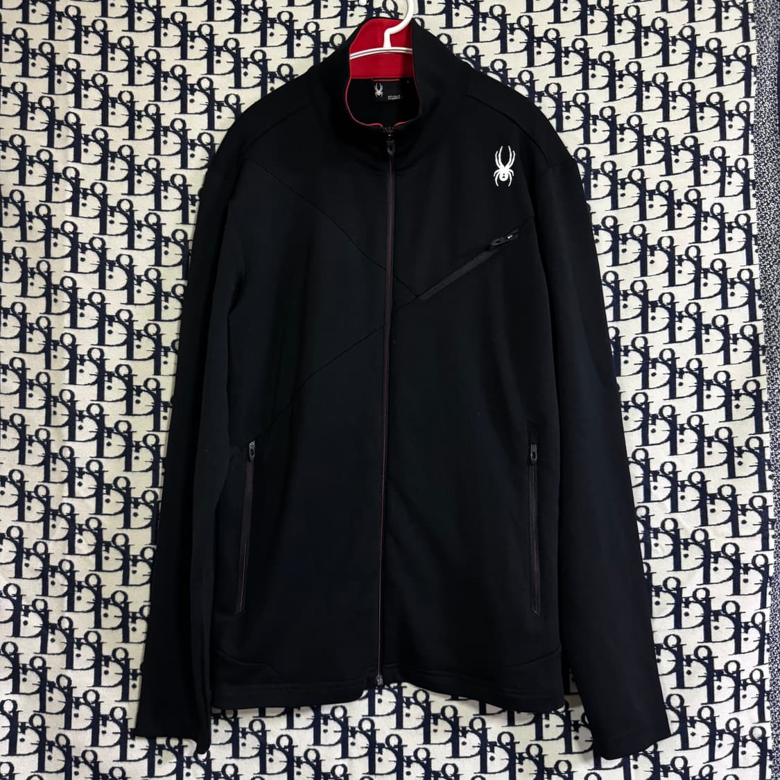 스파이더 블랙 트랙 자켓 100(L) 상품이미지1