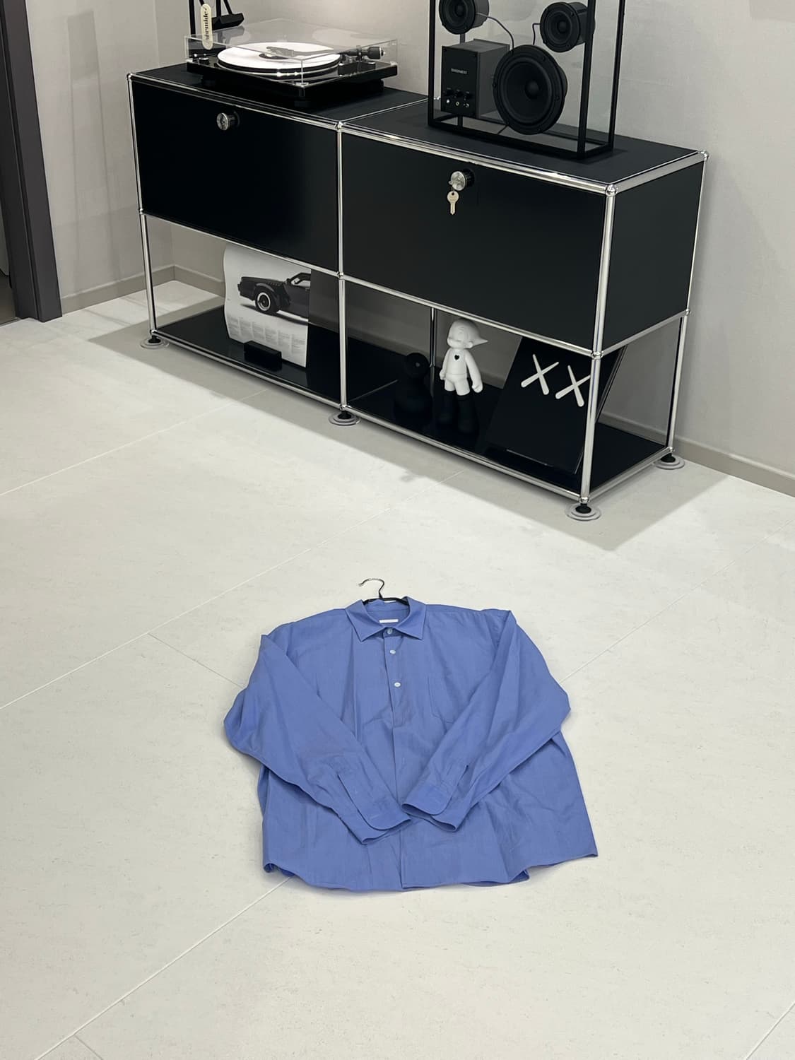 COMOLI 코모리 셔츠 SAX 3 상품이미지4