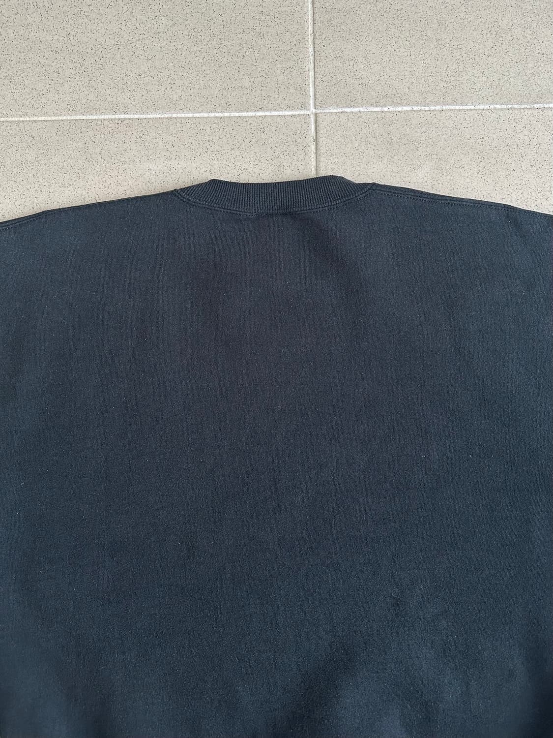 90s 빈티지 러셀 스웻셔츠 블랙 L USA 상품이미지5