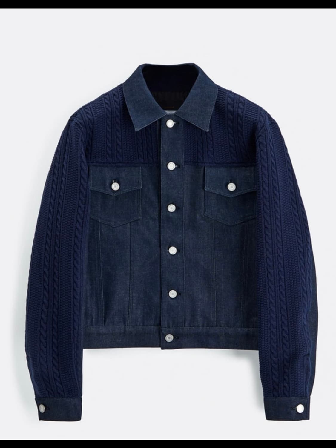 애니타임로릭 믹스자켓 M 네이비  상품이미지2