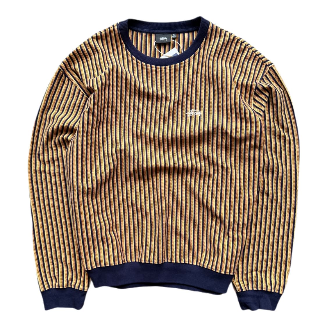 스투시 도트 스트라이프 크루넥 XL(2XL) 상품이미지1