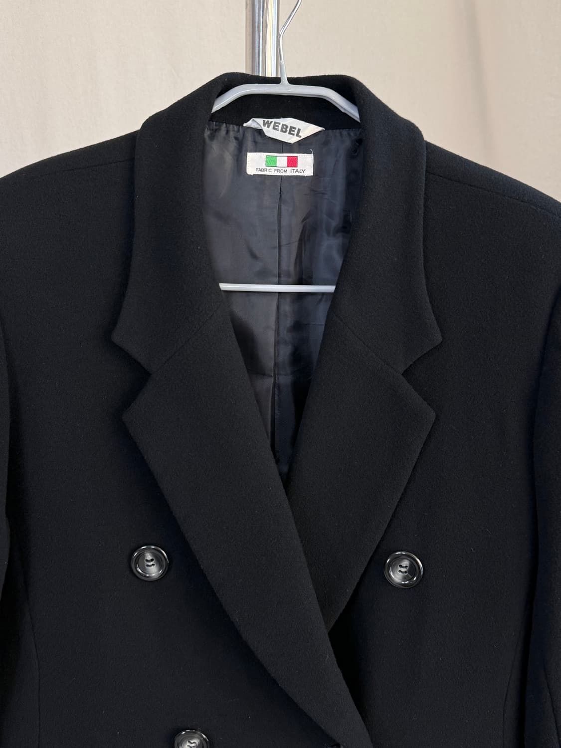 WEBEL 이탈리아 캐시미어 혼방 더블 롱 코트 상품이미지5